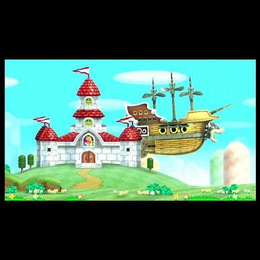 NEW SUPER MARIO BROS. WII | ANIMAÇÃO DE ABERTURA DO JOGO