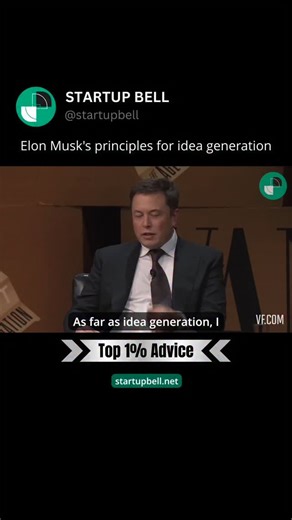 Startup Bell on Instagram: "Elon Musk explains his approach to idea generation, emphasizing the importance of first principles thinking. Instead of reasoning by analogy, which relies on past examples, Musk breaks down problems to their fundamental elements. For instance, when designing rockets, rather than assuming costs based on previous rockets, he analyzes the materials, their weight, and cost per unit mass to determine the most efficient configuration. This method helps identify optimal solu