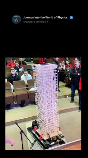 Journey into the World of Physics | Engineering Students Put Their Designs to the Ultimate Test 🌍⚙️ When the ground starts to shake, theory is no longer enough. In this video,... | Instagram