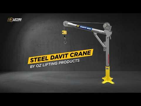 Steel Davit Crane by OZ Lifting Products
