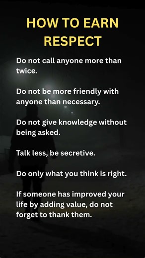 How to Earn Respect | 6 Powerful Rules to Gain Respect Instantly | Core Thoughts #motivation #quotes