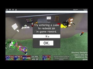 All 2018 Shouting Simulator Codes!