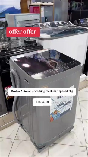 Bruhm Automatic Washing machine Top load 7kg Ksh 14,000 #creatorsearchinsights #viral #trendingkenya #foryoupage #creatorsearchinsights