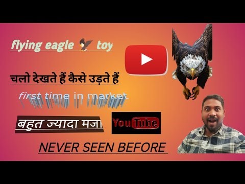 Flying eagle 🦅 toy. Full fitting and live flying