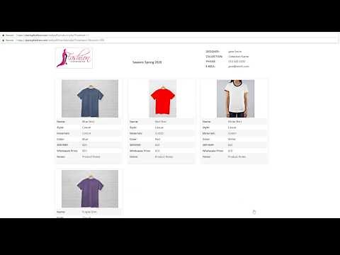 How to Make a Line Sheet