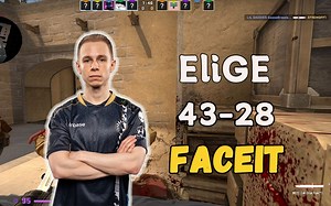 『EliGE』鸡哥faceit天梯43杀！