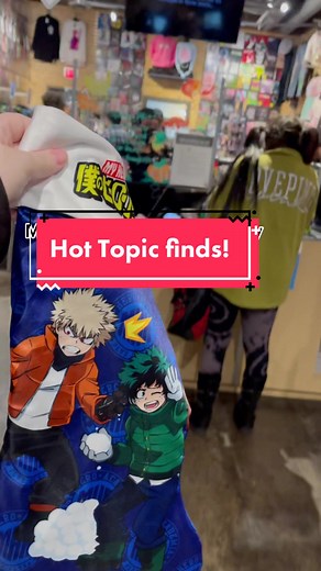 Always love shopping at @hottopic !! 😄 #anime #animeteacher #myheroacademia #mha #demonslayer #hottopic