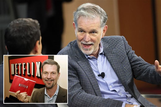 Netflix co-founder Reed Hastings makes shock exit, sending shares tumbling