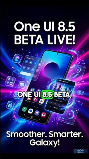 One UI 8.5 Beta LIVE on Galaxy S25! Smoother Animations & AI Magic 🔥 #TechNovaGrid
