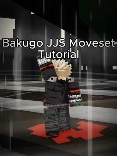 My Bakugo Jjs Moveset Tutorial (New VFX) #jujutsushenanigans #jjs #roblox #bakugo #mha