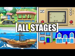 Smash Bros Ultimate: All 103 Stages!
