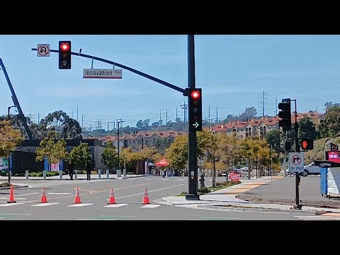 New Traffic Signals At Snapdragon Stadium (Innovation Pkwy & Jacaranda St)