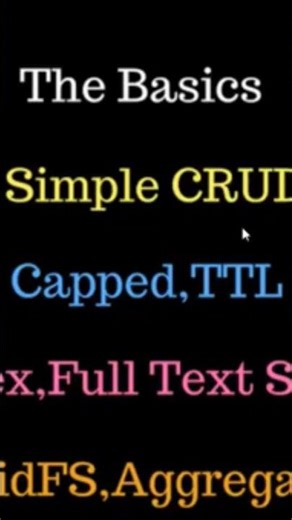 MongoDB topics in 50 minutes