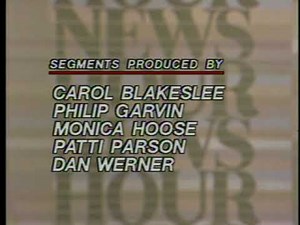 MacNeil/Lehrer Newshour Funding & Closing (1983)/ PBS ID (1971)