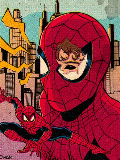 Coloring Spider-Man with CMYK Halftones for Retro Comic Effect