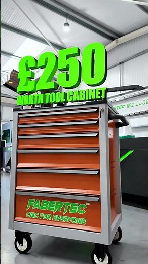 Every M2 CNC Now Includes a Free Tool Drawer Cabinet | Fabertec Upgrade