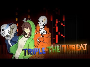 Bad Time Trio: Triple The Threat (Undertale Au) ▶ Synthesia / Piano