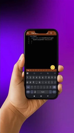 Your First Java Code on Mobile! ☕📱