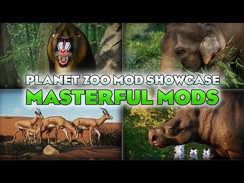 ⭐ MASTERFUL MODS! | Planet Zoo Mod Showcase