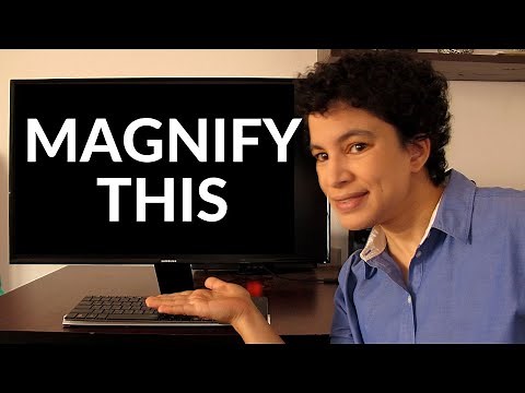 Using the Computer with a Visual Impairment - How I Do It