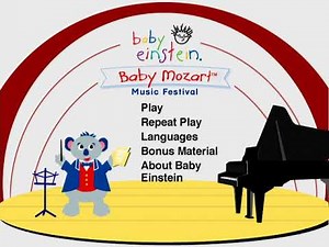 🐨Baby Mozart DVD Menu 2004