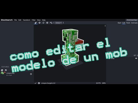 COMO EDITAR O MODIFICAR EL MODELO DE UN MOB (Para bedrock movil y Pc)