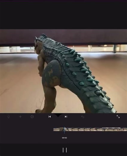 My SECOND stop motion animation #dinosaurs #spinosaurus #dinosaur #fight