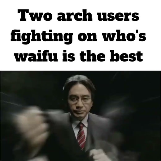 Arch users be like!!