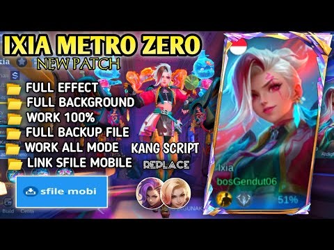 UPDATE Script Skin Ixia Metro Zero - Invoker's Command No Password | Full Effect | Patch Terbaru