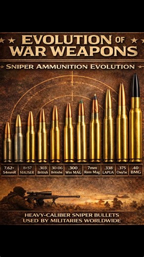 Top 10 Sniper Ammunition #viral #shortreels
