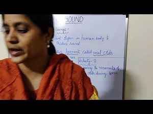 physical science of CLASS -8, sound produced by human beings, structure of larynx , part- 5
