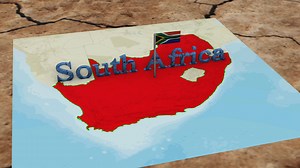 Download South Africa Map and South Africa Flag. for free