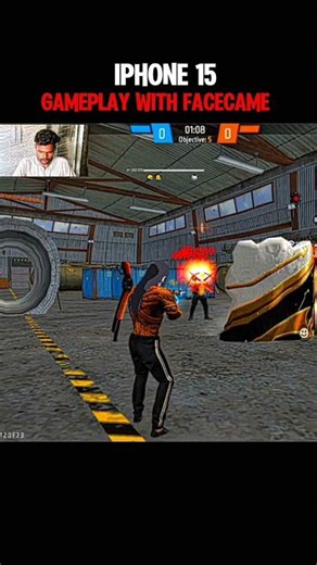 😱 iPhone 15 Free Fire Test with Facecam 🔥 Insane Headshots & Smooth Gameplay!