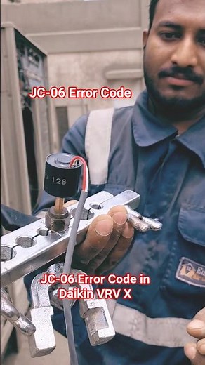 JC-06 Error Code in Daikin VRV X Problem solved | Daikin VRV X Pressure Switch Problem solved