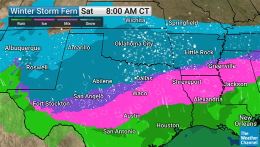 Jim Cantore says Louisiana should brace for 'crippling' ice, hazards