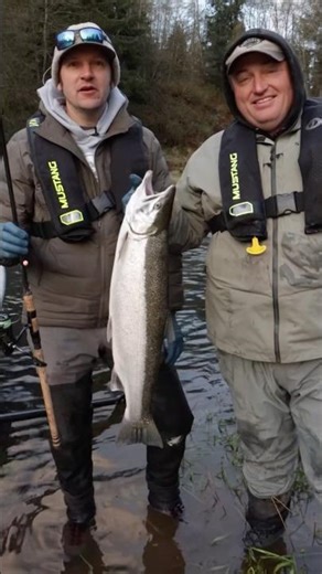 Late season fresh winter steelhead in Oregon