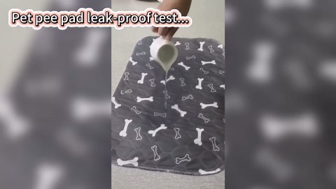 Washable Pee Pads for Dogs, Reusable Puppy Pads, Ultra-Durable 4-Layer Leak-Proof Training Mats with Non-Slip Bottom for All Breeds, Ideal for Indoor Training & Travel (Gray, M: 27.6" × 31.5")