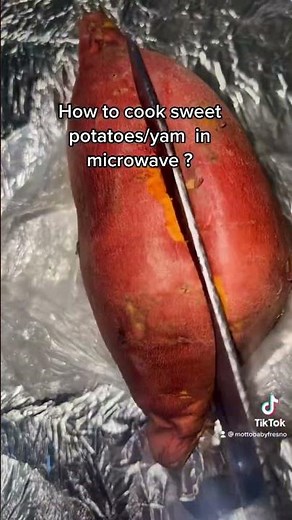 How to cook sweet potatoes/yam in microwave? The recipes are endless with this easy way to cook