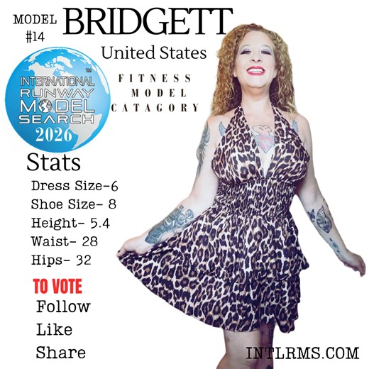 Welcome to the 2026 International Runway Model Search Social Media Competition! This is our eighth year in the spotlight, and we're thrilled to introduce a fresh roster of incredible models who will be competing in the next 30 days to be one of the top models who will be considered to be featured and highlighted in our upcoming documentary film for 2028. Join us as we celebrate talent, diversity, and the art of modeling in a virtual arena! To Vote: LIKE the model Banner = 50pt Share the model Ba