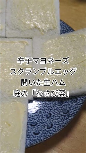 買物は400円程度で、生ハムサンドイッチ🥪作ったわ〜#shortsyoutube #節約生活