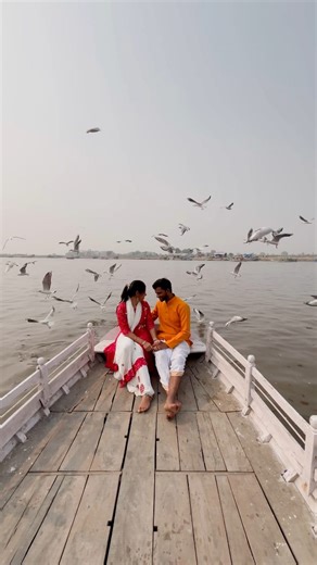 weddings by Contrasto on Instagram: "Ek din aap yun❤️❤️❤️❤️ . . . . #conceptualphotography #streetphotography #prewedding #mathura"