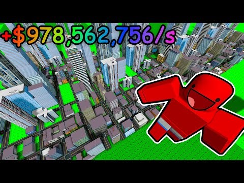 Building a MINI CITY to make MILLIONS in Roblox!