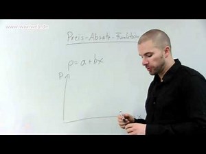 Marketing Online-Kurs Die Preis-Absatz-Funktion