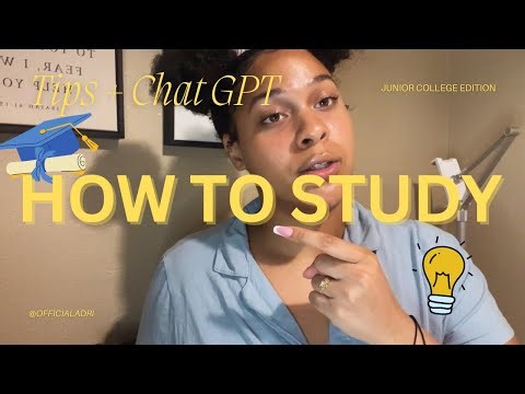 Best Study Tips 2025 📚 | How to Use Chat GPT for College Success (Junior College Edition)