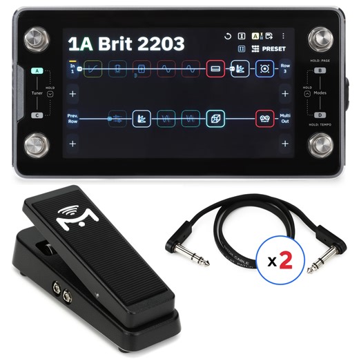 Neural DSP Quad Cortex Mini Modeling with Black Mission Engineering Expression Pedal, Sweetwater Exclusive
