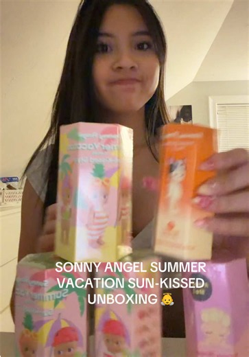SONNY ANGEL SUMMER VACATION SUN KISSED SERIES UNBOXING 👼 this series is so cute !!! i absolutely adore the unicorn and will be on the hunt for her 🥹 #unboxing #sonnyangel #sonnyangelunboxing #viral #fyp