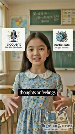 Eloquent ↔ Inarticulate ✨#shorts