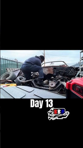 Day13 1968 Firebird Convertible DIY smooth firewall #backyardbuilt #classiccar #lsswap #fbodynation