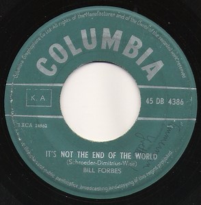Bill Forbes - It's Not The End Of The World