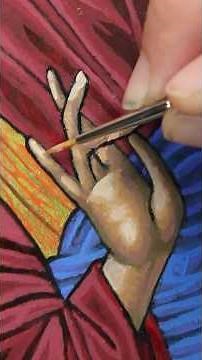 How to paint in the Byzantine style of iconography.